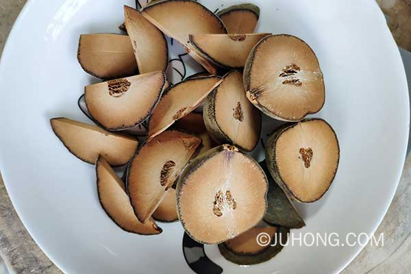 橘红果切开 橘红果切开