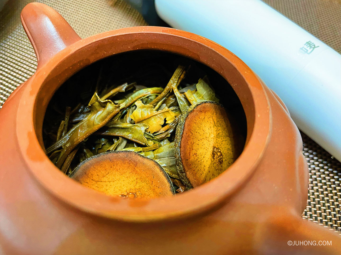 橘红绿茶