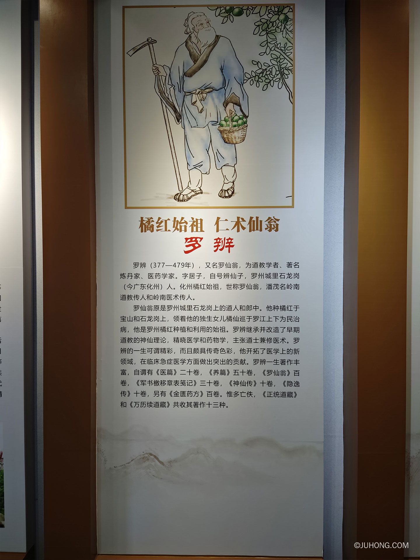 化橘红历史故事人物写作罗辩仙还是罗辨仙人 罗仙翁？