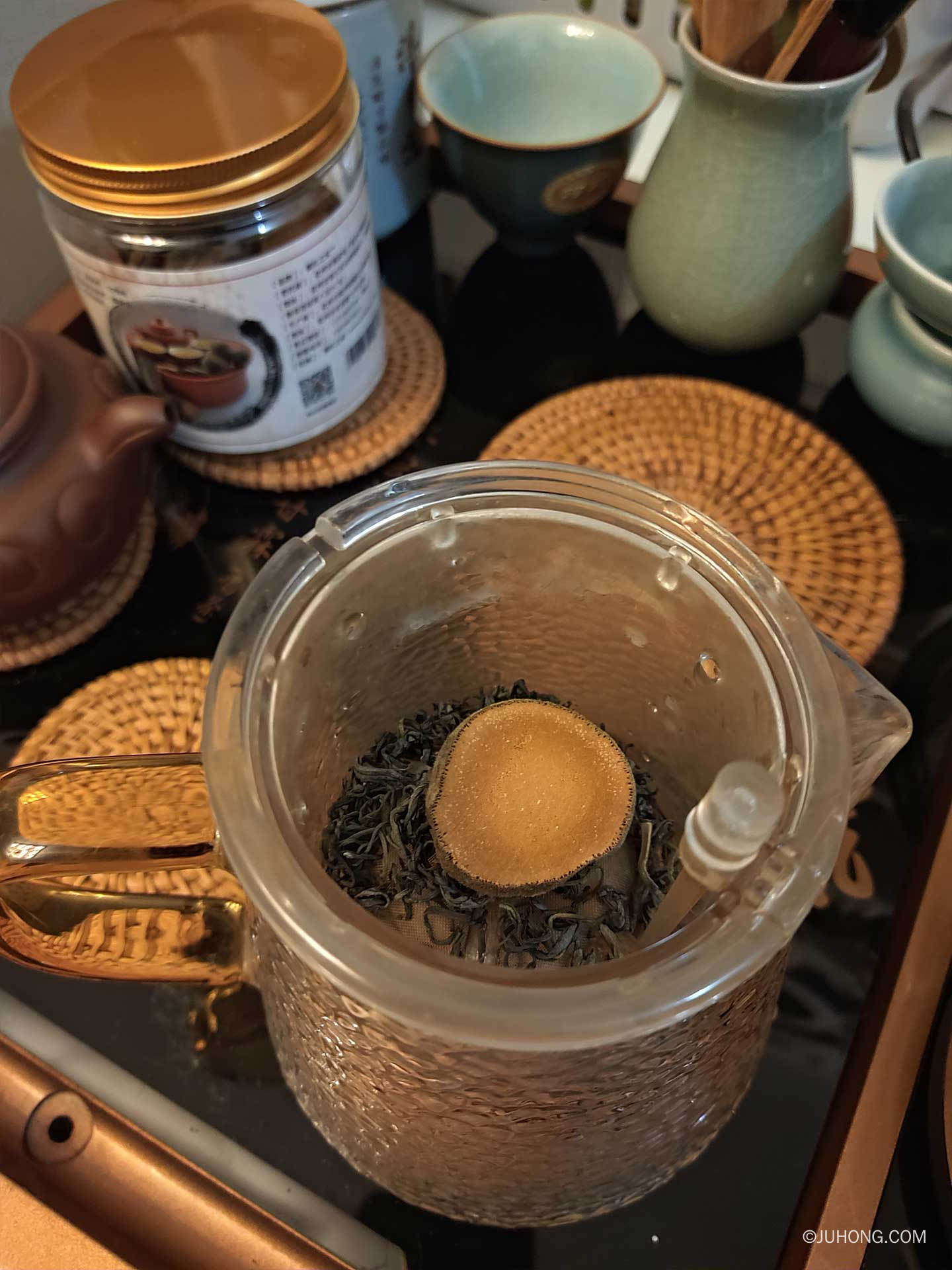 化橘红和毛尖茶一起泡水喝行吗