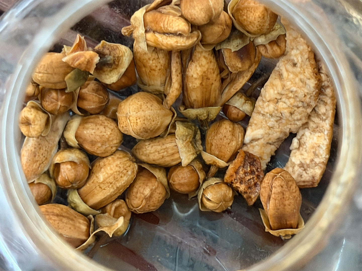 橘红皮橘红花陈皮茶